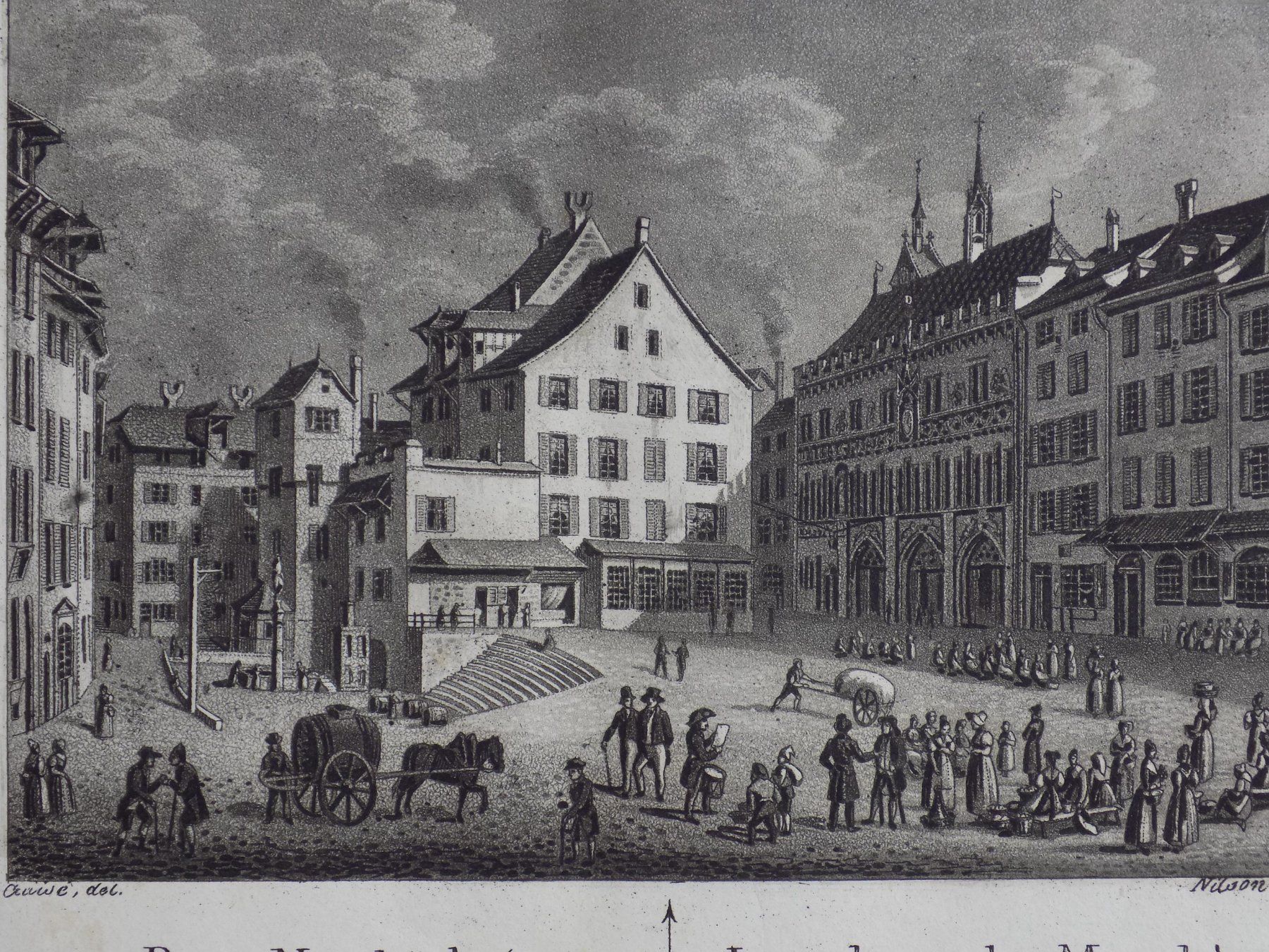 Incisioni: Basel der Marktplatz – Usato da Risch venduto da Rischli15 1