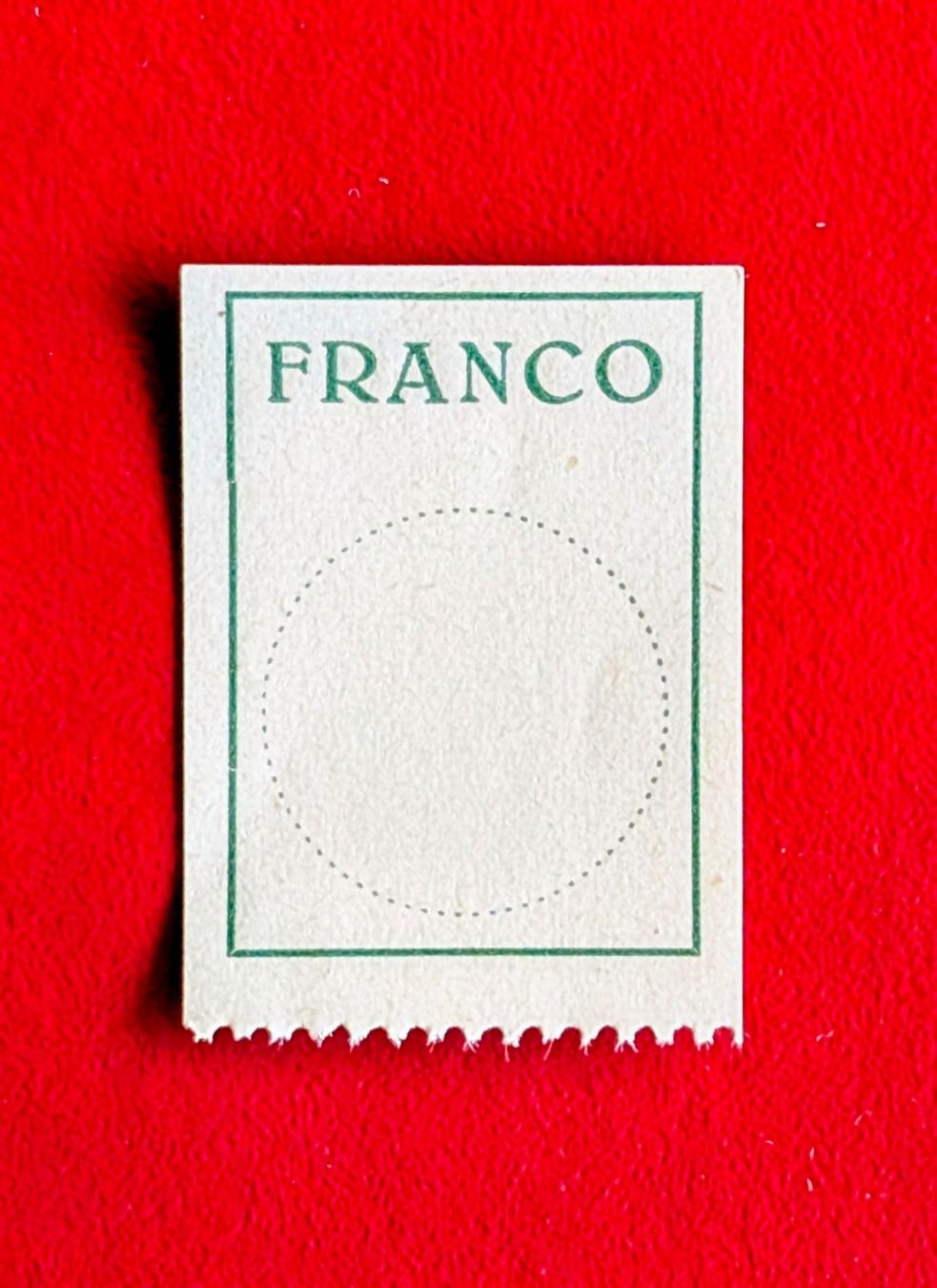 Tutti i francobolli: FRANKOZETTEL ETIQUETTE FRANCO 5 1959** POSTFRISCH – Nuovo (secondo la descrizione) da Düdingen venduto da Quartierstrasse
