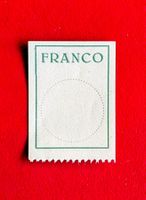 FRANKOZETTEL ETIQUETTE FRANCO 5 1959** POSTFRISCH
