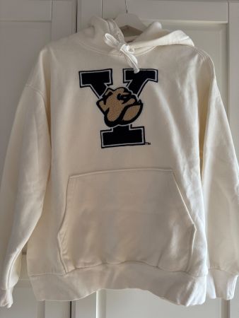 Hoodie Yale H&M cremeweiss Grösse M