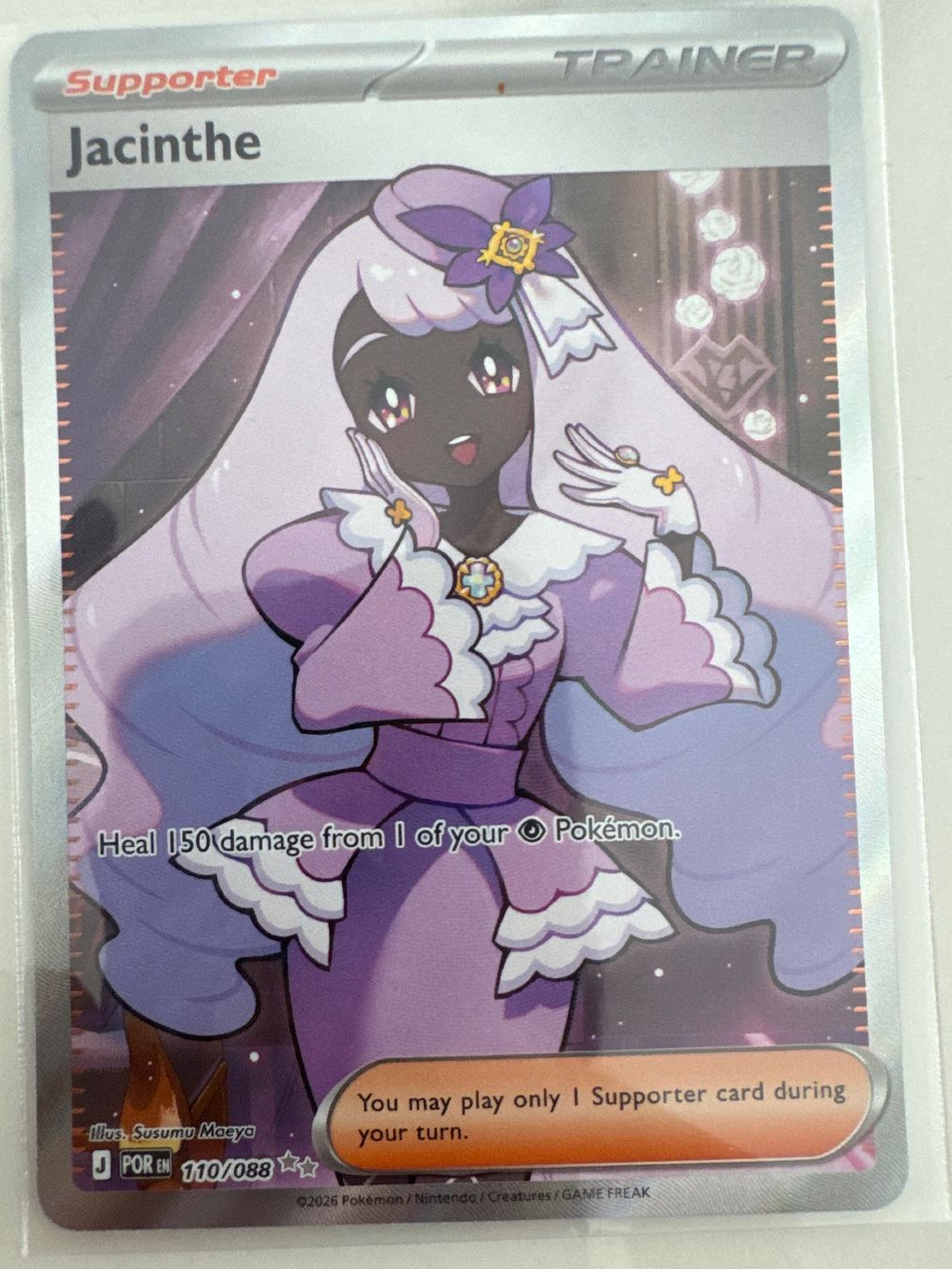 Pokémon Carte collezionabili: Jacinthe POR110 EN - Perfect Order – Nuovo (secondo la descrizione) da Wil SG venduto da Prof.Eich