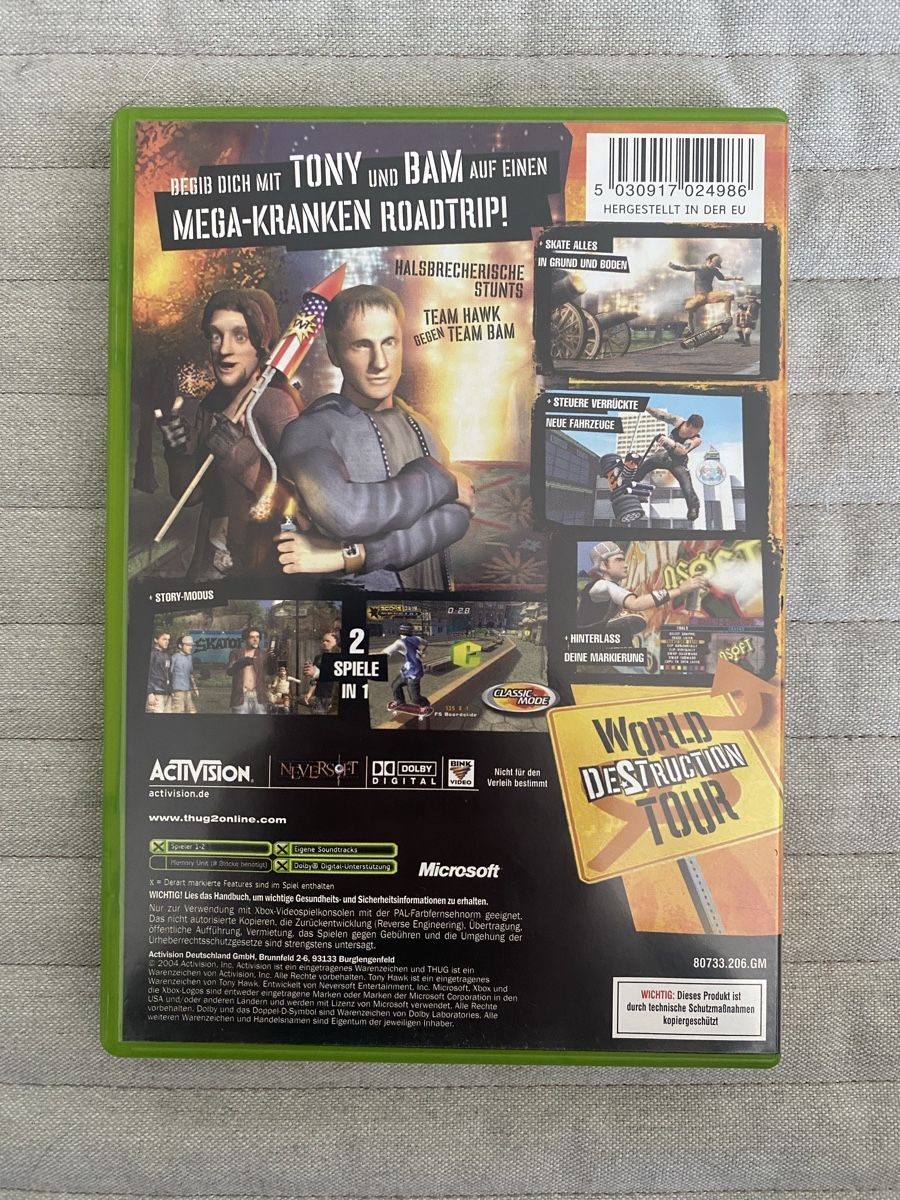 Microsoft Jeux: Tony Hawk's Underground 2 für Xbox – D'occasion à Thunstetten par Virus_33 2