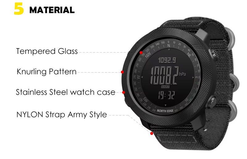 Orologi: NEU Multifunktions-Sportuhr / Montre sport multifonction – Nuovo e nell'imballaggio originale da Isérables venduto da Alfaga 7