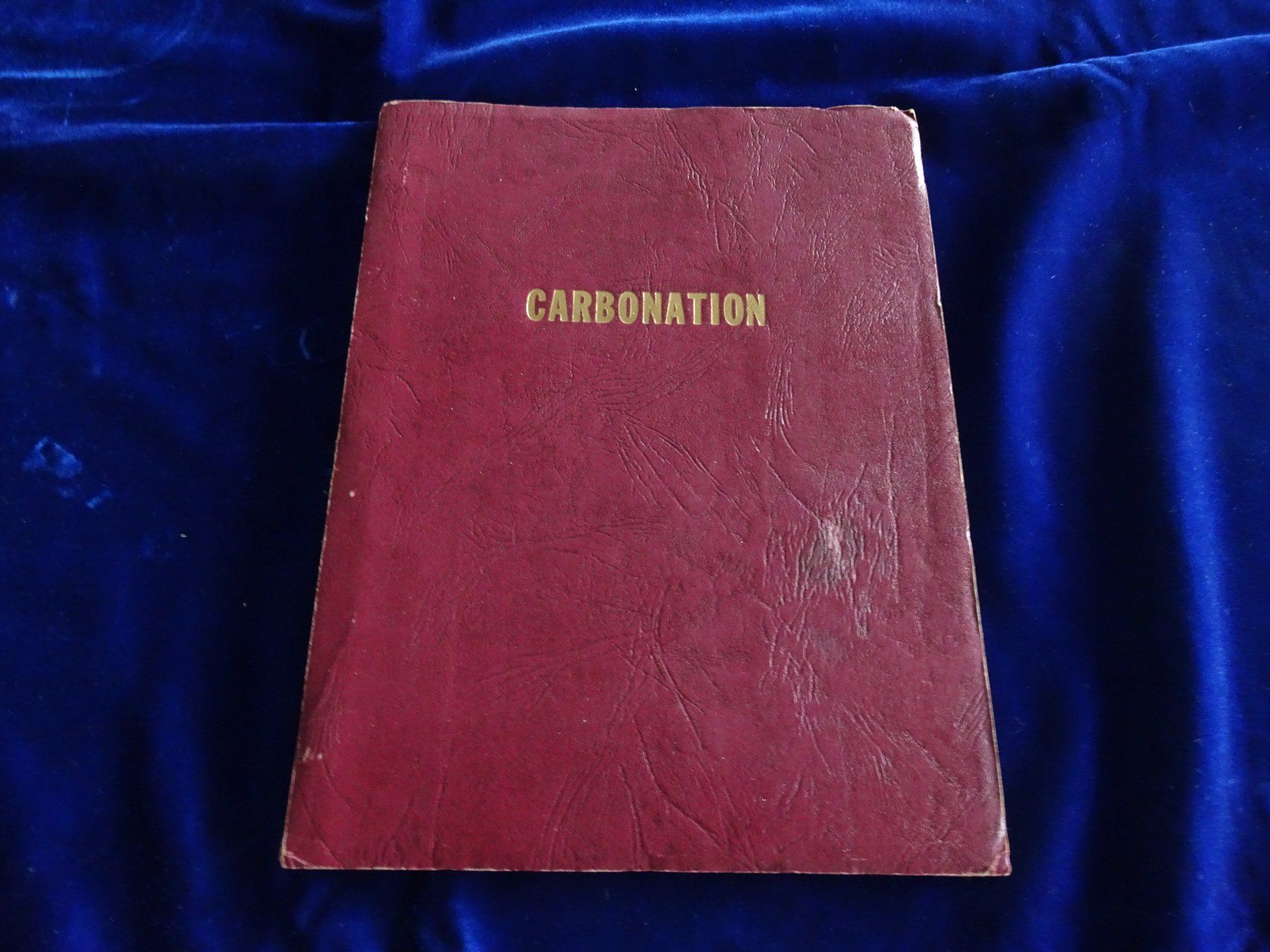 Documenti: Coca Cola   :   CARBONATION - technische Anweisung von 1956 – Usato da Vitznau venduto da Mina60
