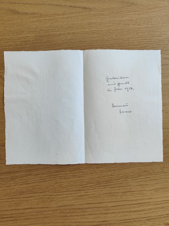 Dipinti: Hermann Hesse – Original Aquarell „Zwölf Gedichte“ (1954) – Usato da St.Gallen venduto da and_j7rb 5
