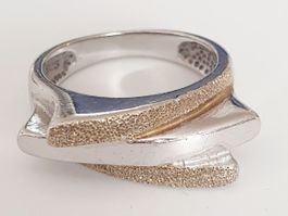 DAMENRING , Ring Silber 925 Grösse 18.2 mm