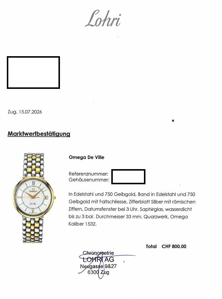 Omega Montres: Omega De Ville – D'occasion à Zug par STRA.ZG 4