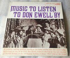 Music To Listen To DON EWELL By  USA Jazz 1957 Mono LP