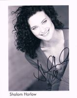 Shalom Harlow Autogramm signiert Foto 20x25cm