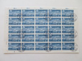 Briefmarkenbogen Helvetia 5 Fr. Vereinte Nationen Genf 1965