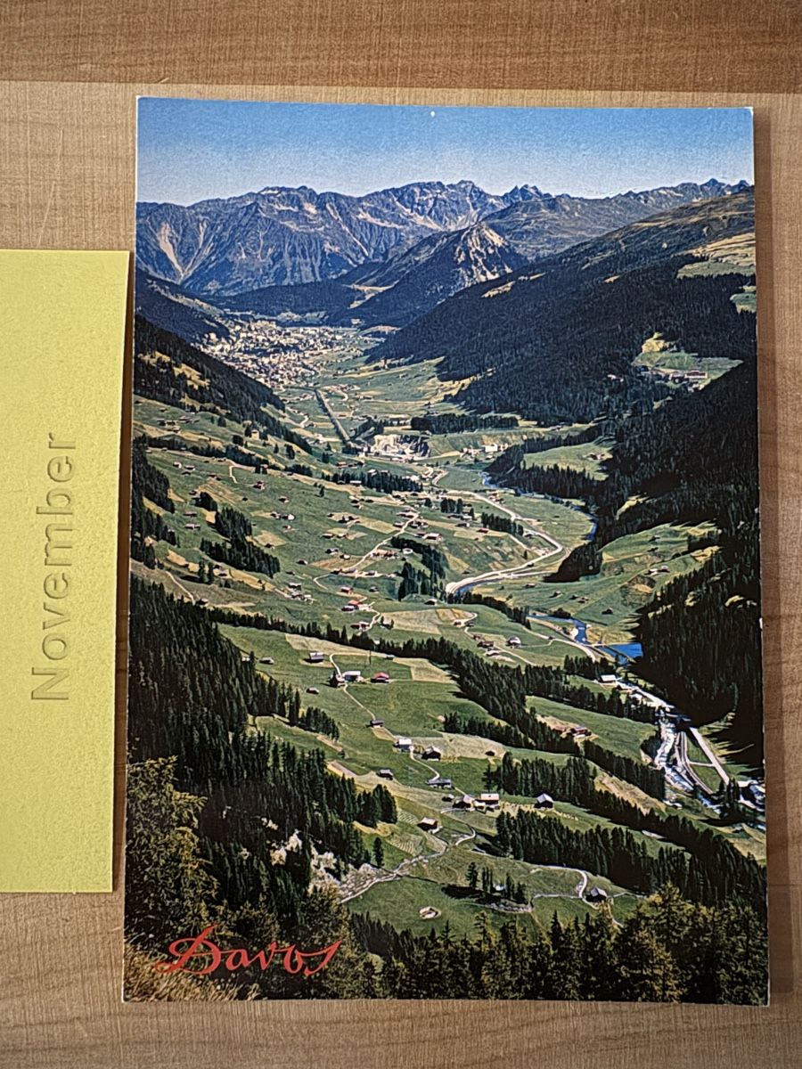 Cartoline postali: AK von Davos – Usato da Rümlang venduto da Kartenpost1