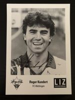 Autogramm Roger Kundert FC Wettingen Foto mit Unterschrift