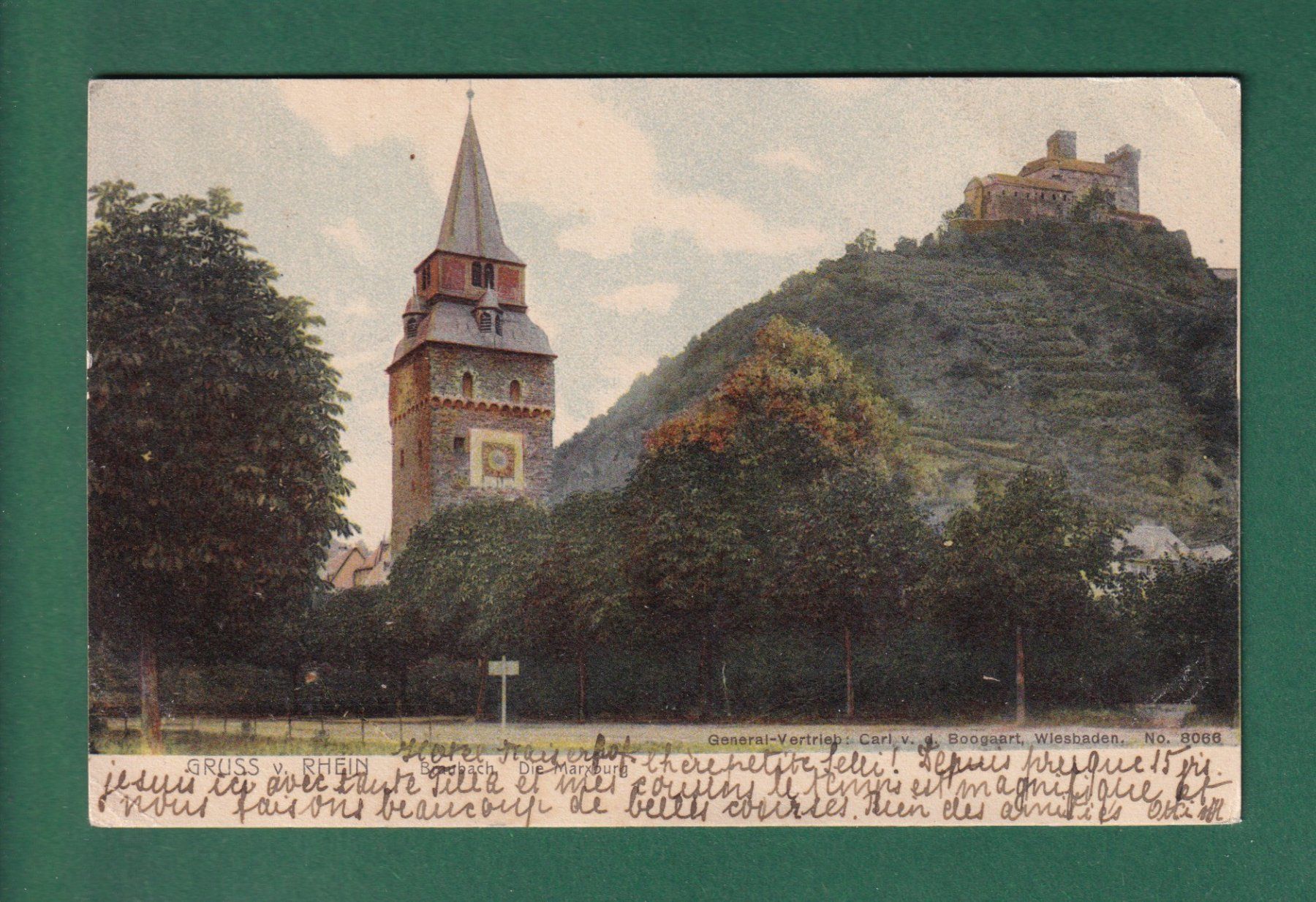 Cartes postales: BRAUBACH - Marxburg - 1902 – D'occasion à Pully par nicecards-shop
