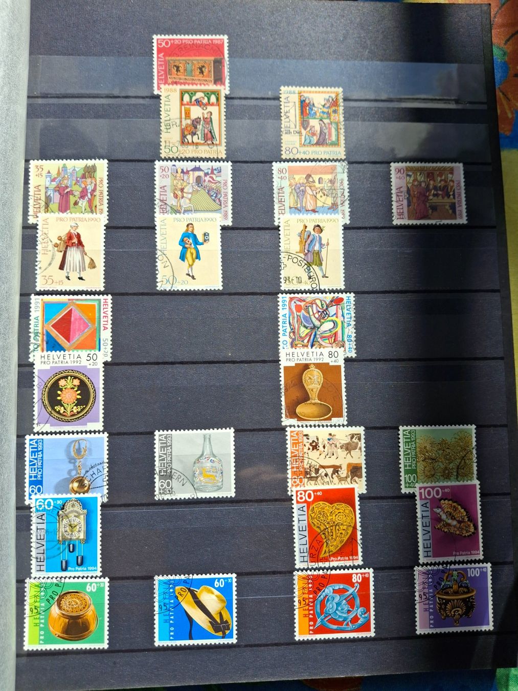 Tutti i francobolli: timbre collection Pro Patria dès 1938 – Usato da Sorvilier venduto da carose01 6