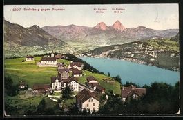 Seelisberg, Ortsansicht, Kl. und Gr. Myt