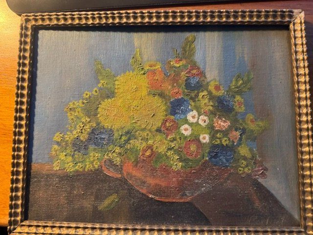 Gemälde: Blumen Stilleben anfangs ca. 1920 – Gebraucht aus Osterfingen von ducdecarignan 1