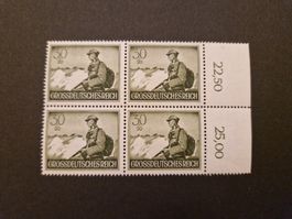 Deutsches Reich Viererblock Briefmarken postfrisch