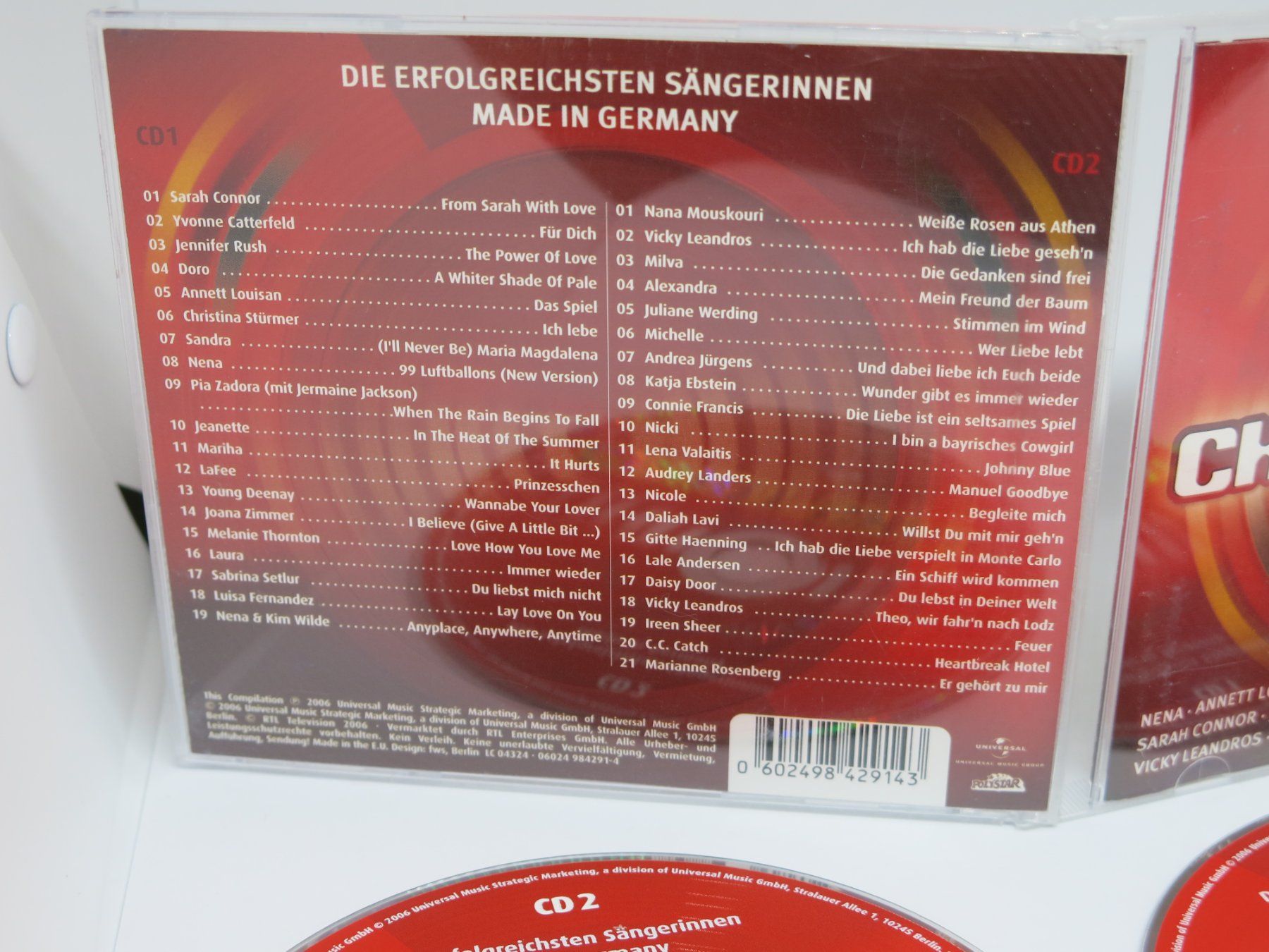 CDs: 2C Ultimative Chart Show Erfolgreichsten Sängerinnen Germany – Gebraucht aus Ernetschwil von luisvonerni 1