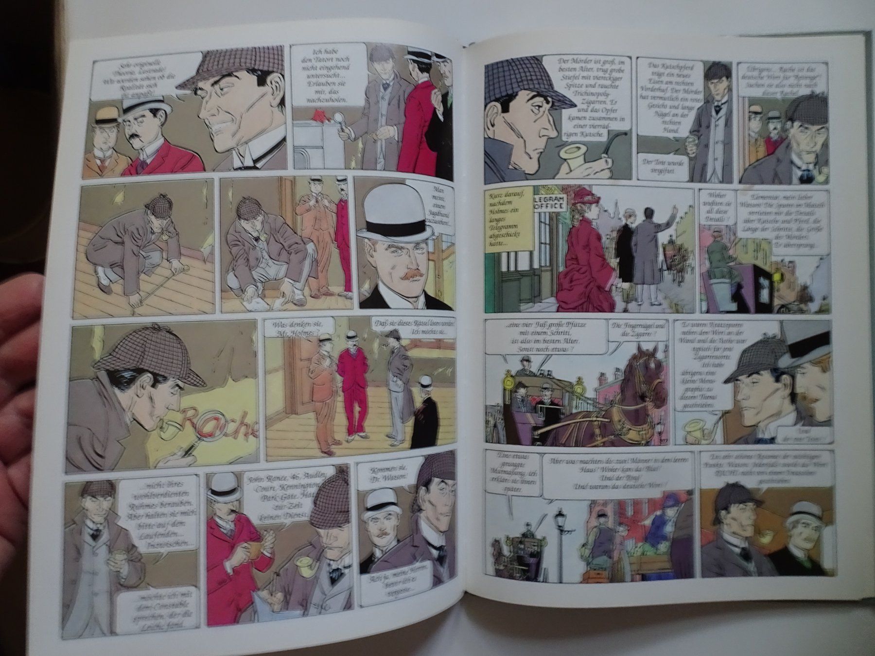 BD: Sherlock Holmes Studie in Scharlachrot Comic – D'occasion à Schönenwerd par schnitzunddrunter 4