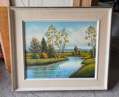 Handgemaltes Ölgemälde signiert - Kunstmaler Sigmund Voegeli