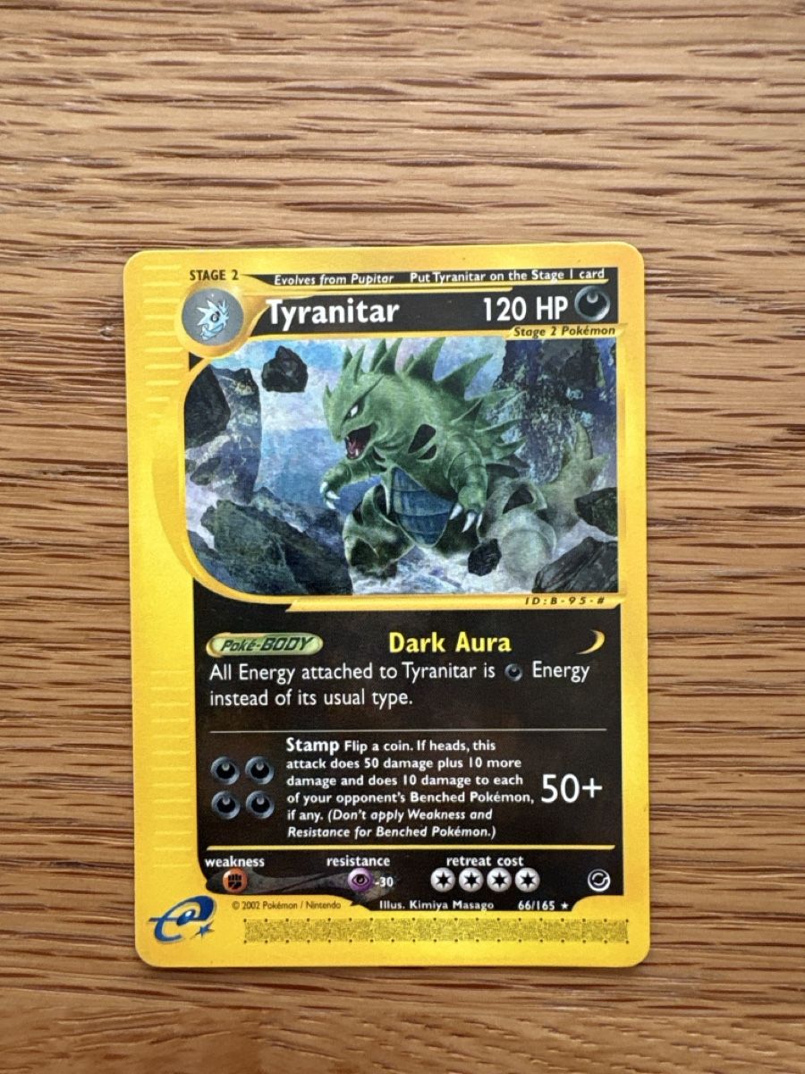 Pokémon Carte collezionabili: Pokemon, Tyranitar (Despotar), Expedition – Usato da Zürich venduto da el_marcel