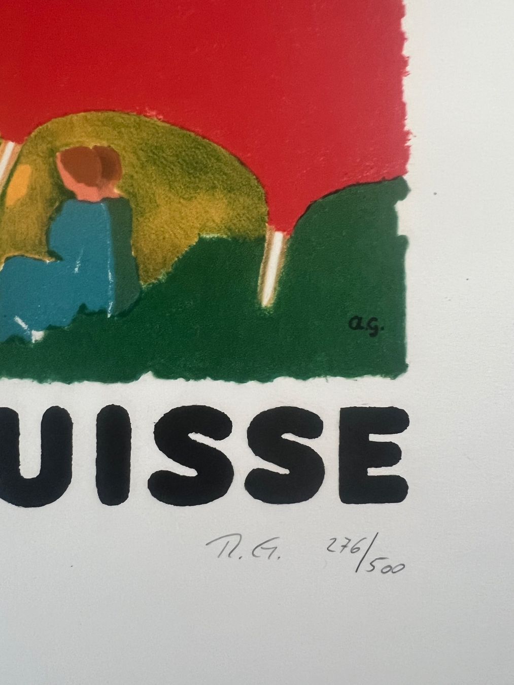 Grafica & Litografie: Augusto Giacometti, Handlithografie, nummeriert – Usato da Rain venduto da Pic-Ass 3