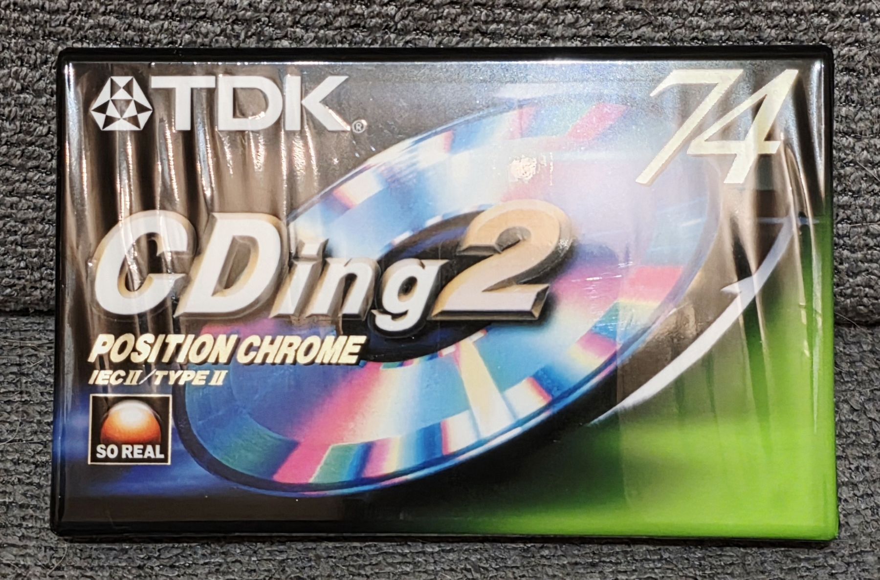 Musicassette: TDK"CD ing2 74" top chrome tape – Nuovo e nell'imballaggio originale da LAUSANNE venduto da Mistersound