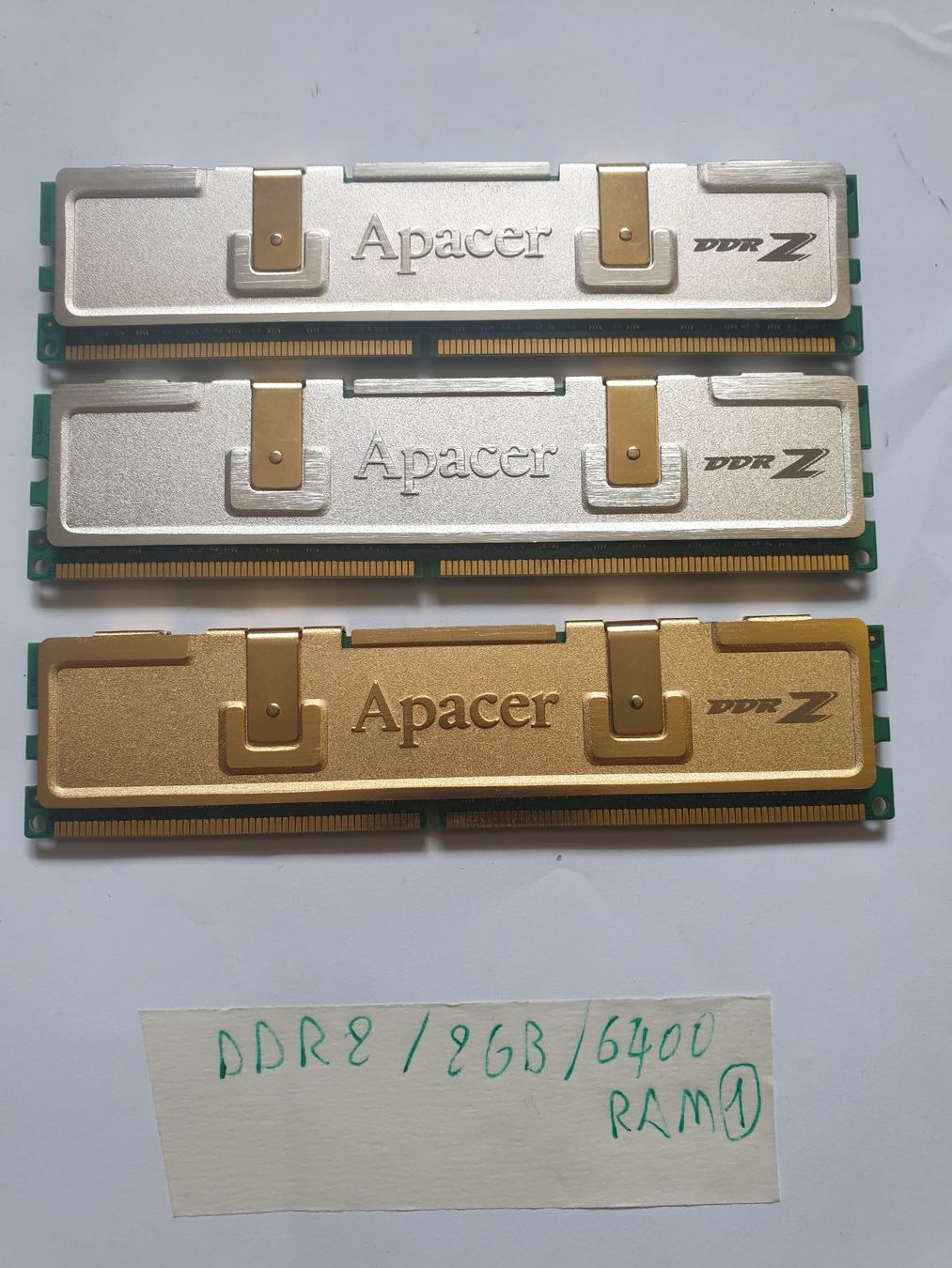Memory / RAM: RAM Apacer DDR2 / 6400 / 2Gram – Gebraucht aus Moudon von Amaroli7 1