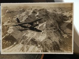 Photo Flieger Karte / Glärnischmassiv Gelaufen 1938