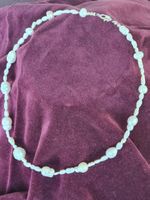 Elegante Halskette Collier Barock Echt Zuchtperlen, 39 cm