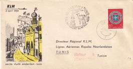 Erstflug KLM Amsterdam - Tunis 1959