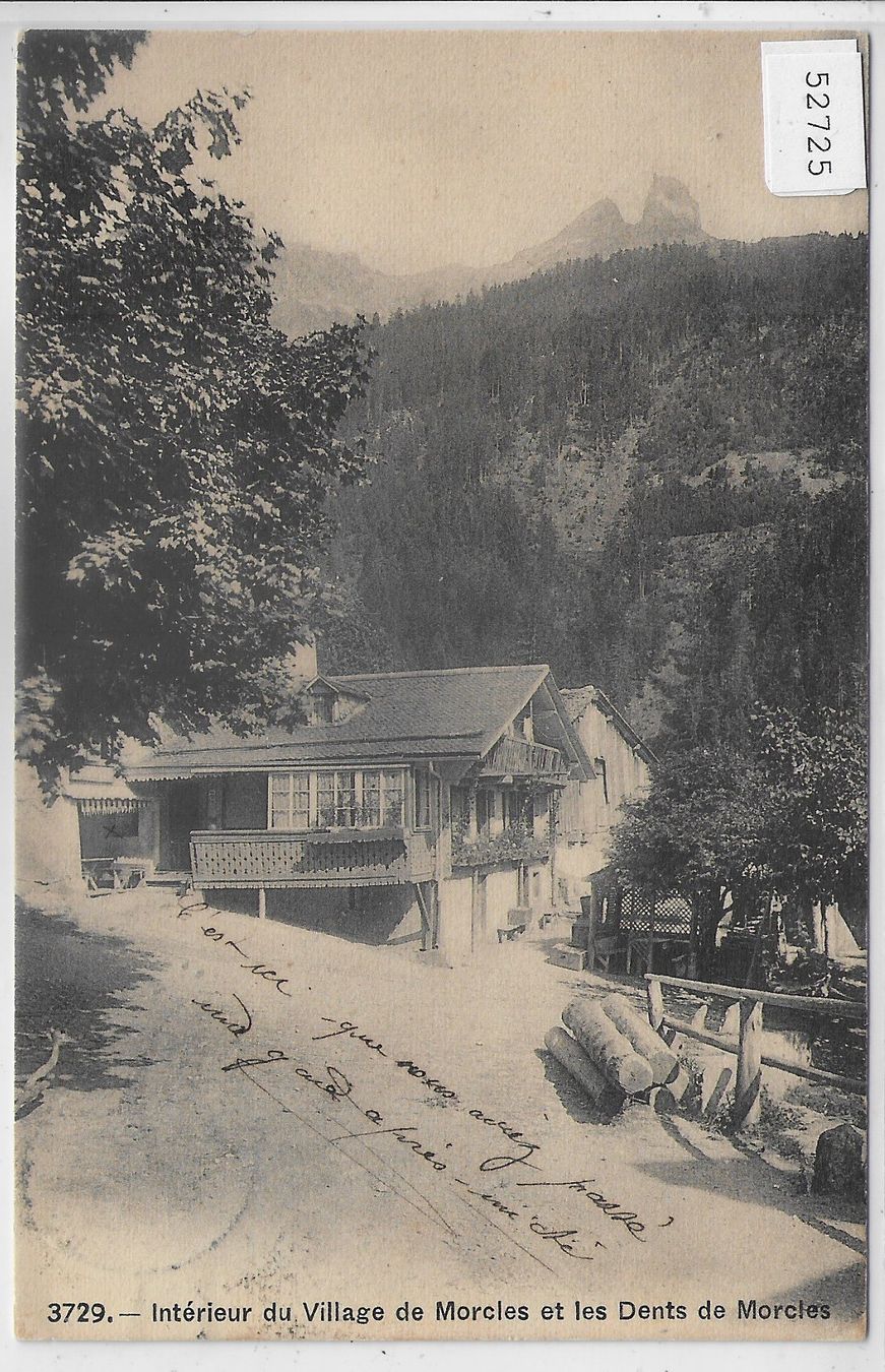 Ansichtskarten: Interieur du Village de Morcles et Dents de Morcles – Gebraucht aus Ettingen von Kartenplanet