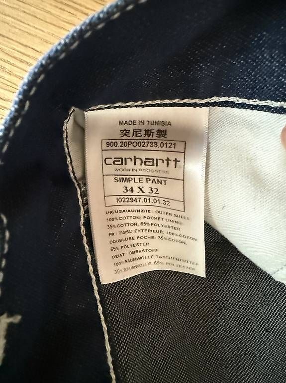 Carhartt Jeans 34x32 (Gebraucht) in Allschwil für CHF 20 – nur