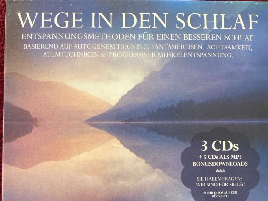 CDs: Wege in den Schlaf 3 CDs Entspannungsmethoden – D'occasion à Au ZH par jul_h26s