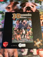 3D Puzzle Hunde 500 Teile, neuwertig, Hunde Familie 🐶