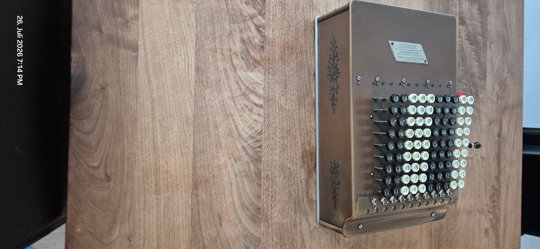 Alle Maschinen: Antiker Comptometer von Felt & Tarrant Chicago – Gebraucht aus Emmenbrücke von loeschi01 1