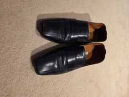 Schwarze Loafers