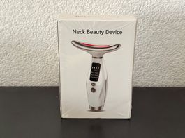 Hals Massagegerät NEU Beauty Device EMS Sonic Vibration
