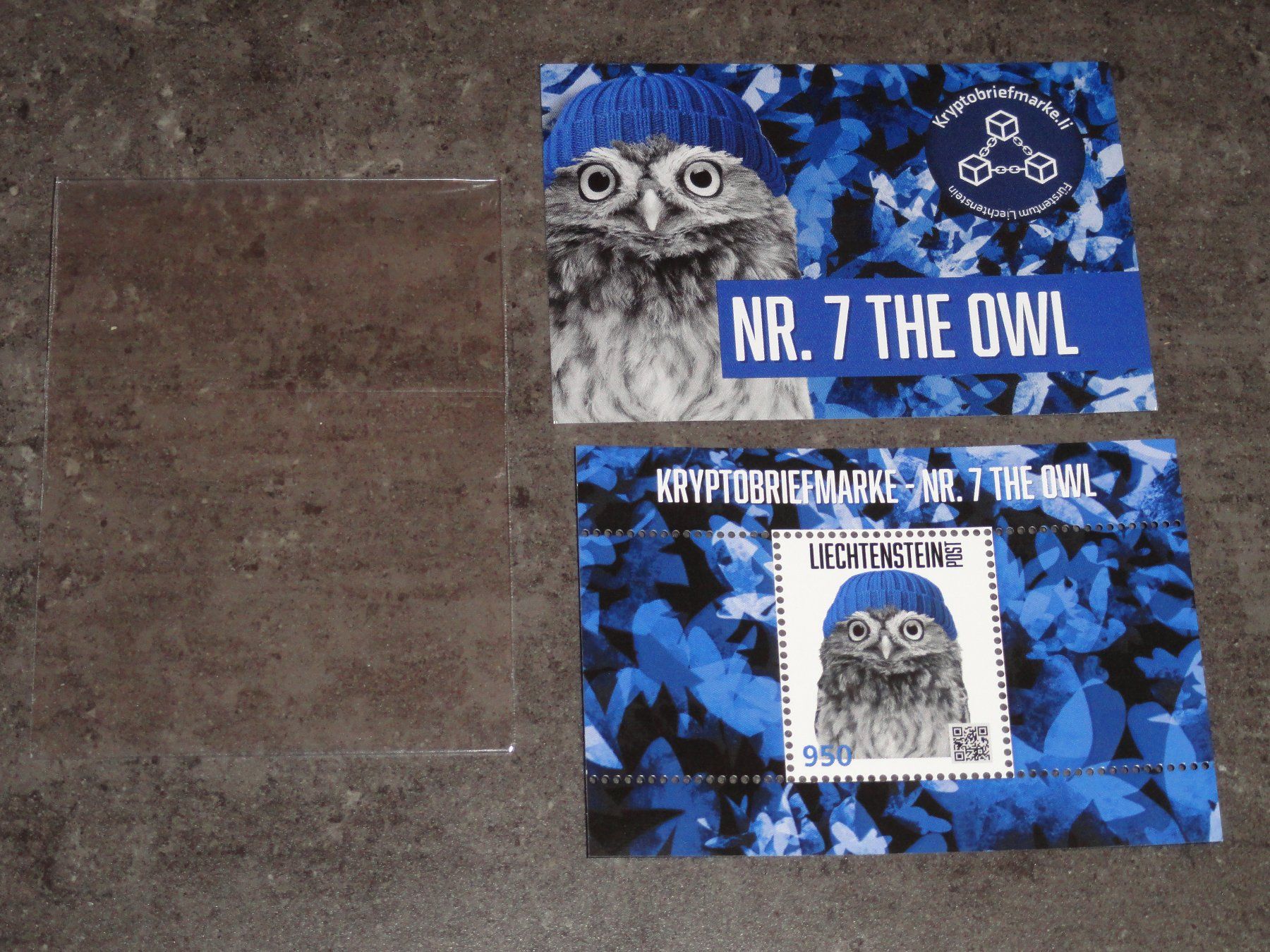 Alle Briefmarken: CRYPTO Stamp Nr 7 OWL EULE LiechtensteinischePost REGENBOGEN – Neu (gemäss Beschreibung) aus Dagmersellen von dribbeldrago10 2