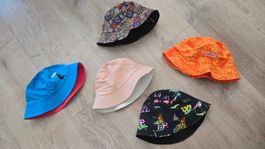 5 bunter Kinderhut /Bucket Hat,Gr. 55cm
