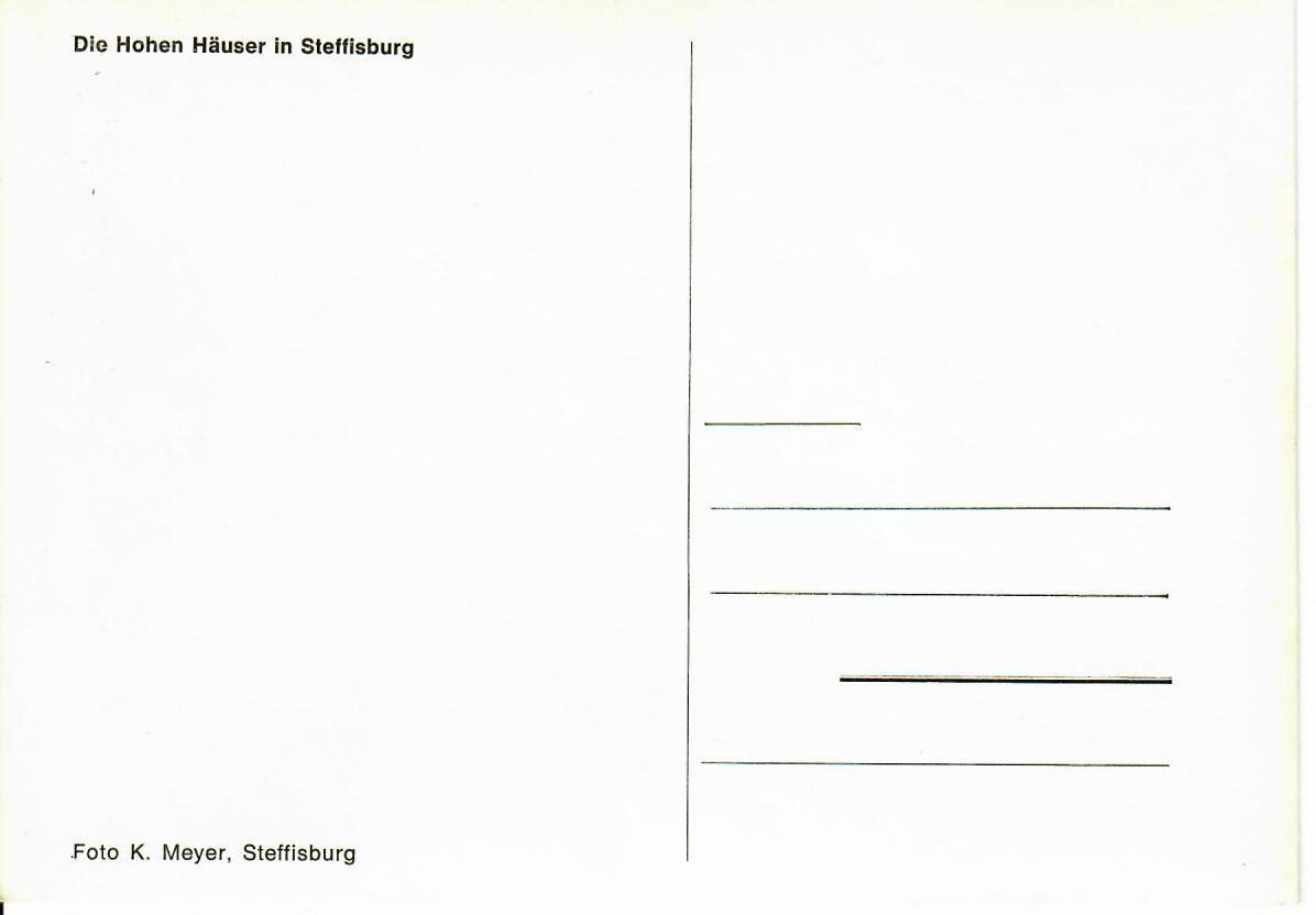 Cartoline postali: das Hohen Häuser in Steffisburg – Usato da Hochdorf venduto da Ziegel-16 1
