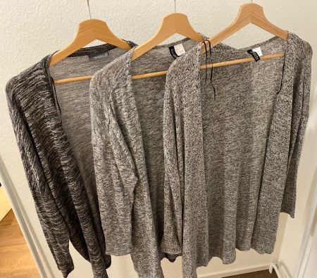 H&M + Yessica Cardigan grau Gr. L/XL