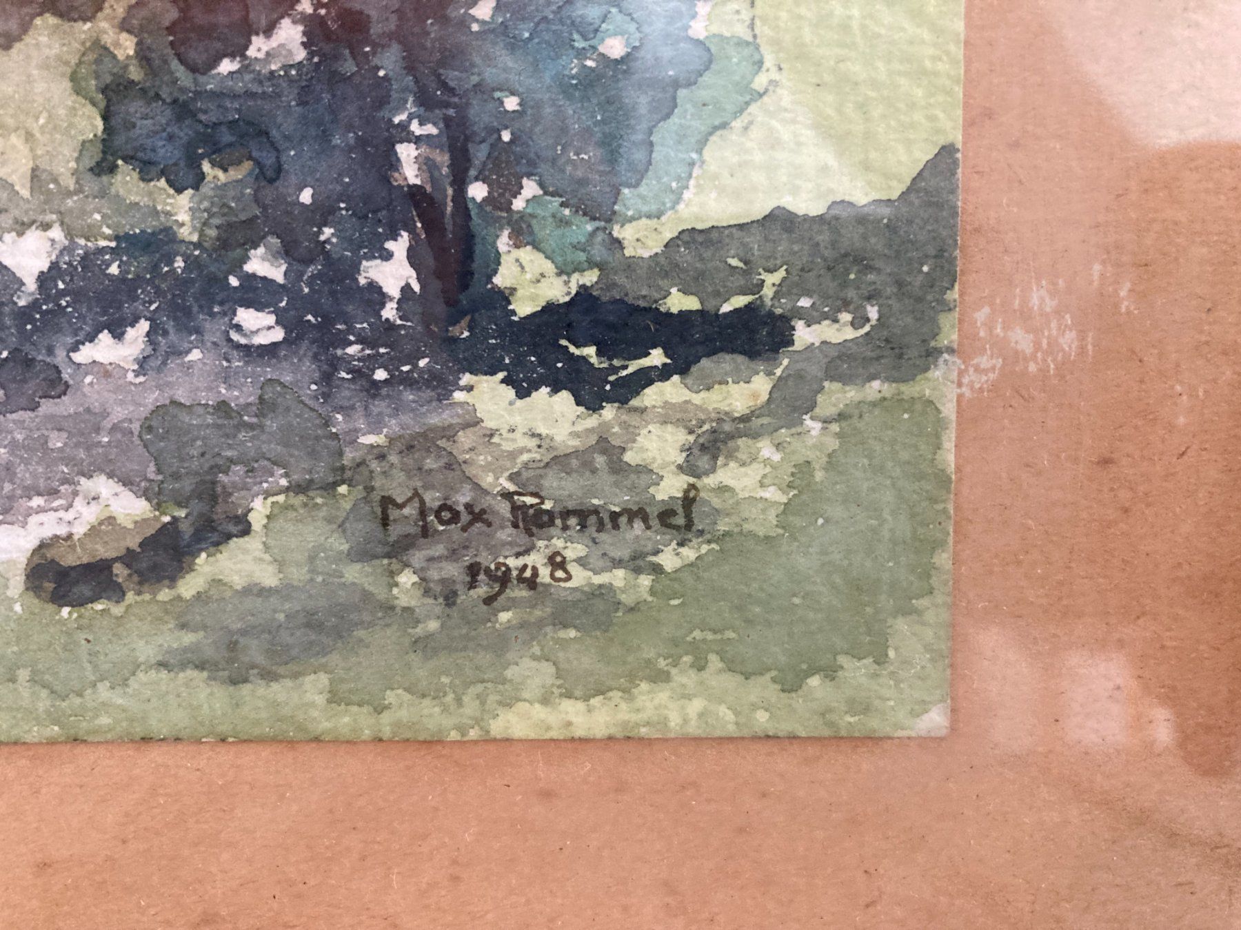 Dipinti: Aquarelle de Max Rommel de 1948 – Usato da Vaumarcus venduto da Arte-Lovers 2