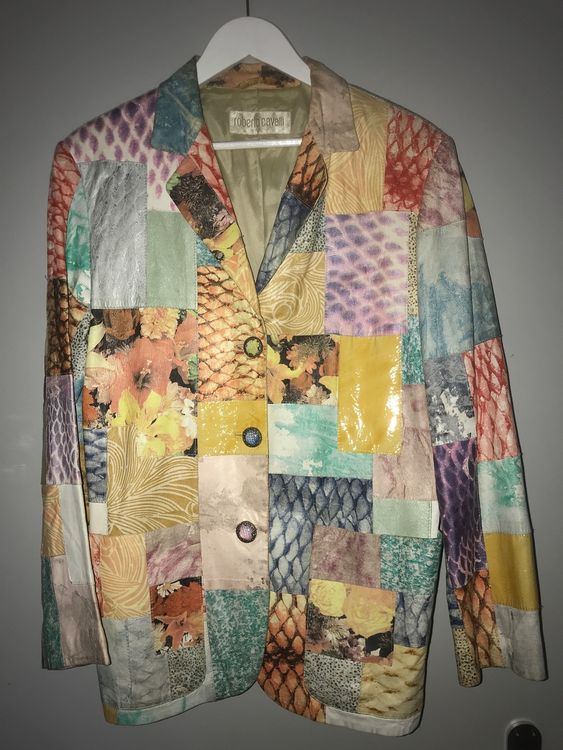 Blazer CAVALLI – Taille IT 42 – Neuf Avec Étiquettes – Veste En Coton Élégante – Couleur Multicolore
