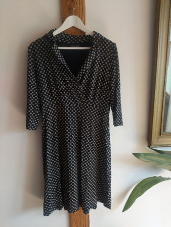 King Louie Kleid schwarz weiss gepunktet Gr. M 👗