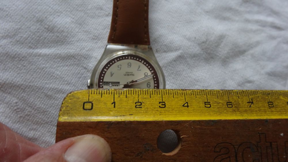 S-WATCH  SCHÖNE HERREN  UHR,QUARTZ,DATE.TAG.LÄÜFT 3
