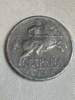 Pièce de 10 centimes Espagne 1941, état d'occasion