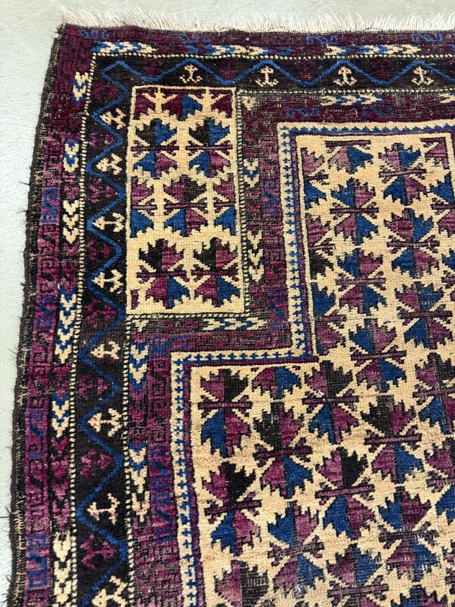 Tappeti: Orientteppich Gebetsteppich bunt gemustert gebraucht – Usato da Strengelbach venduto da RaenAntikDesign 4