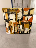 Abstraktes Bild 1982 Öl Acryl Leinwand