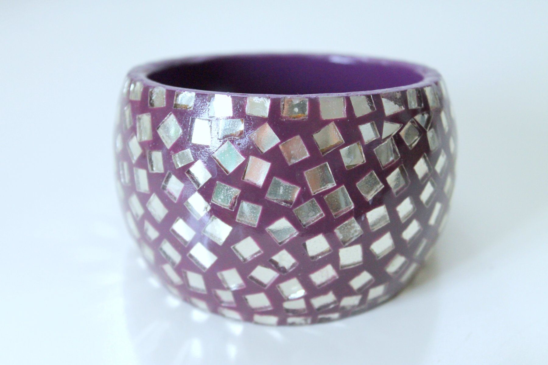 Bracciali & Braccialetti: extravaganter ARMREIF mit Spiegelmosaik – Usato da Rebstein venduto da QuasarVincent